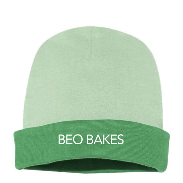 Rabbit Skins - Infant Baby Rib Beanie - Embroidered Logo Thumbnail