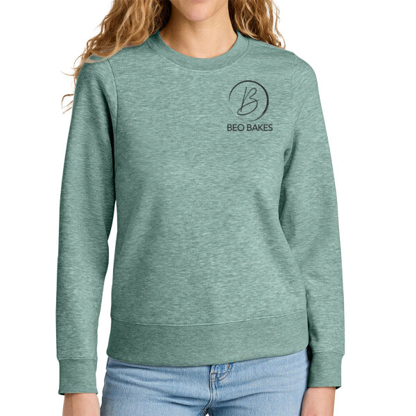 District - Women's V.I.T. Fleece Crew - Embroidered Logo Thumbnail