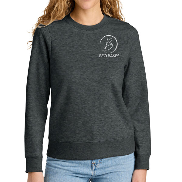 District - Women's V.I.T. Fleece Crew - Embroidered Logo Thumbnail